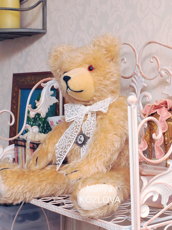 PDF Antique Teddy Bear Sewing E-Pattern 20" Artist design Besties Bears/ Mohair Bear 1930/ traditional old German bear