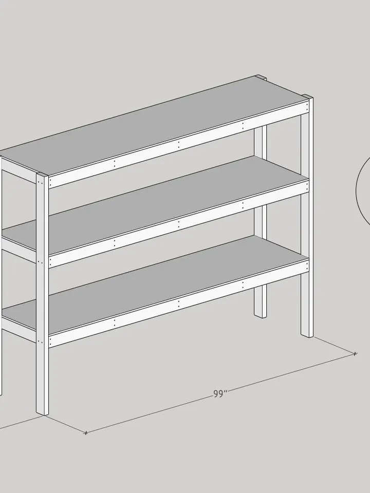 2x8 Garage Shelves Plans, PDF, DIY