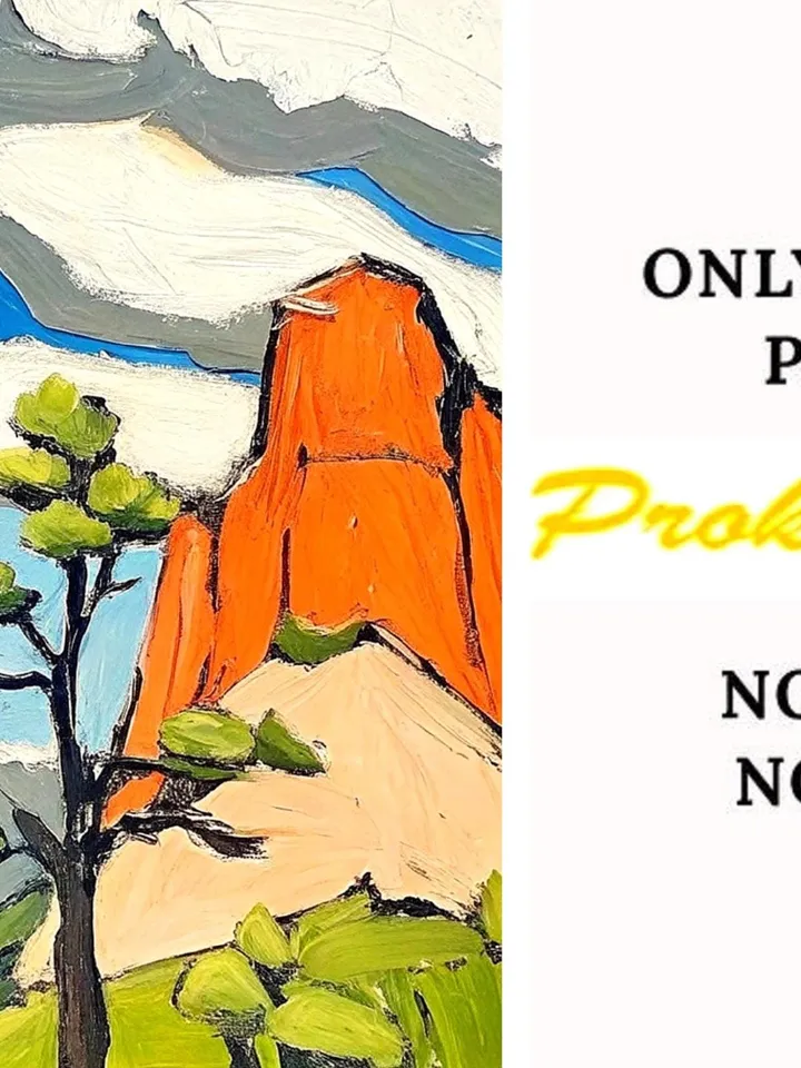 Zion Original Painting National Park Art Mountain Landscape Impressionist Original ArtGifts for Her by ArtProkopaloSv