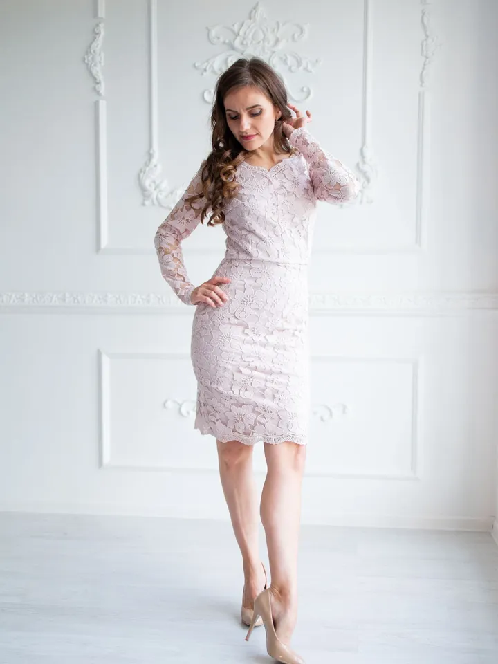Blush Lace Matching Dresses, Coordinating Dresses, Girl Tutu Dress, Elegant Dress, Party Matching Outfit, Mommy and Me Dress, Formal
