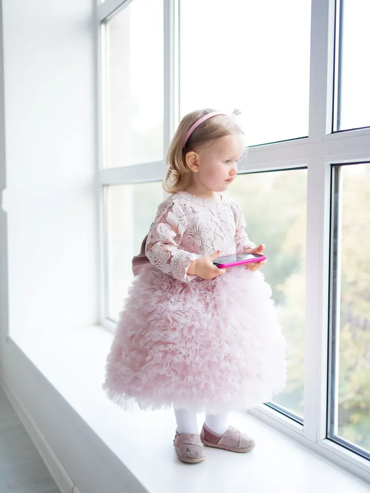 Blush Lace Matching Dresses, Coordinating Dresses, Girl Tutu Dress, Elegant Dress, Party Matching Outfit, Mommy and Me Dress, Formal