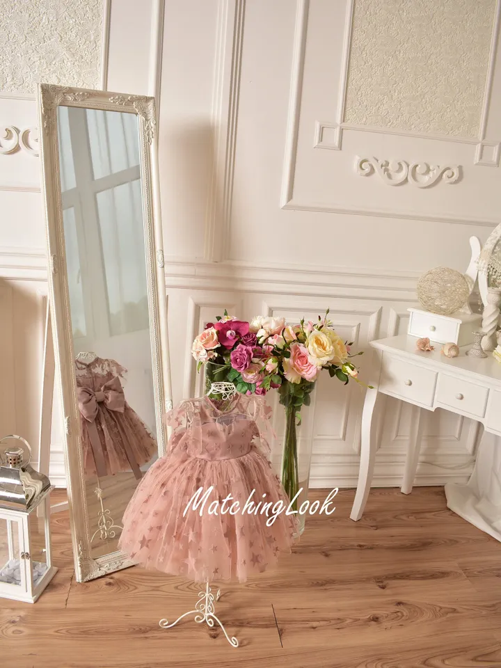 Baby Girl Dress Special Occasion, Toddler Party Dress, 1st Birthday Outfit, Blush Pink Dress, Baby Girl Dress, Flower Girl Dress,Tulle Dress