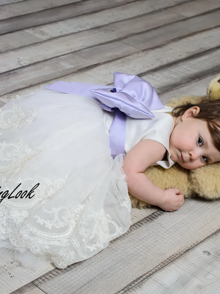 Ivory Birthday Dress, Girl Tutu Dress, 1st Birthday Dress, Christening Gown, Girl White Dress, Princess Dress, First Baptism Dress, Formal