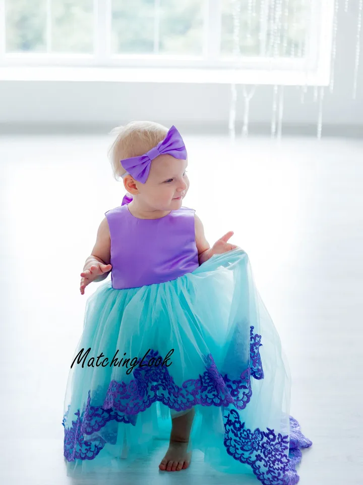 Princess Dress, Little Mermaid Dress, Ariel Dress, 1st Birthday Dress, Tutu Dress, Girl Tulle Dress, Toddler Girl Dress, Ariel Costume