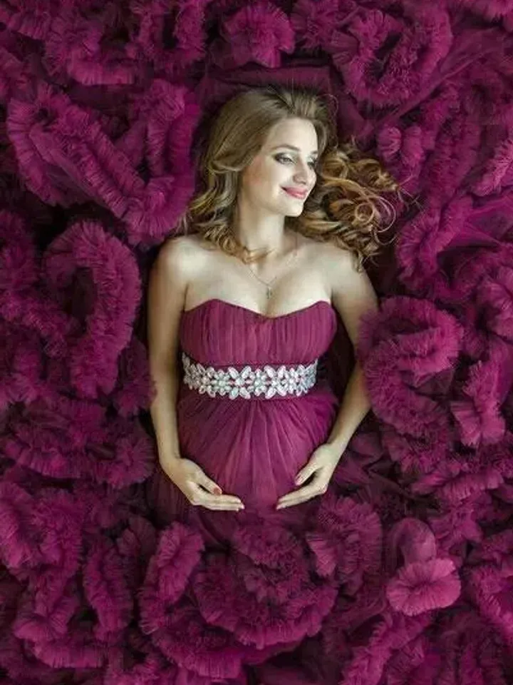 Maternity Gown, Maternity Tulle Dress, Photoshoot Gown, Pregnancy Dress, Ball Gown Maternity, Tutu Princess Dress, Photo Props Gown, Prom