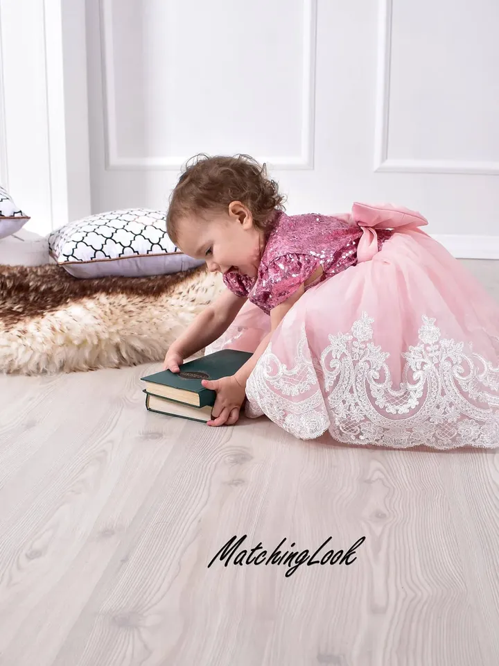 Birthday Dress 1 Year Old, Baby Tutu Dress, Princess Dress, Flower Girl Dress, Sequin Dress, Girl Formal Dress, Toddler Gown Dress, Elegant
