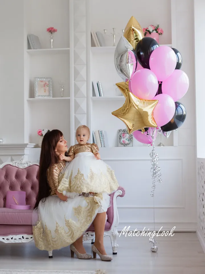 Mommy And Me Princess Dress, Formal Dress, 1st Birthday Matching Dress, Tulle Matching Dress, Baby Girl Matching Dress, Baby Shower Dress