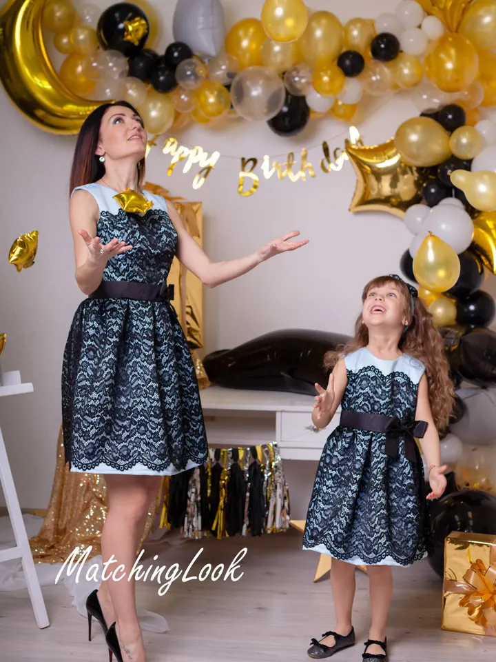 Lace Tutu Dress, Mommy and Me Dress, Formal Dress, Matching Mother and Daughter Dress, Photoshoot Dress, Girl Party Dress, Elegant Dress