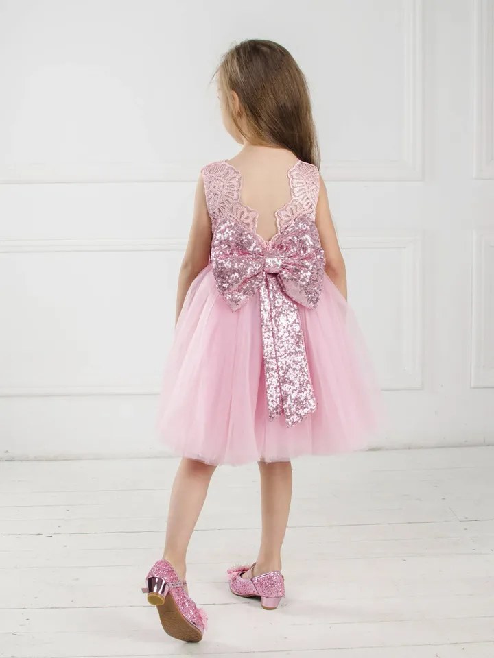 Girl Pink Dress, Flower Girl Dress, First Communion Dress, Baby Girl Dress, Pageant Dress, Special Occasion Dress, Summer Photoshoot Dress