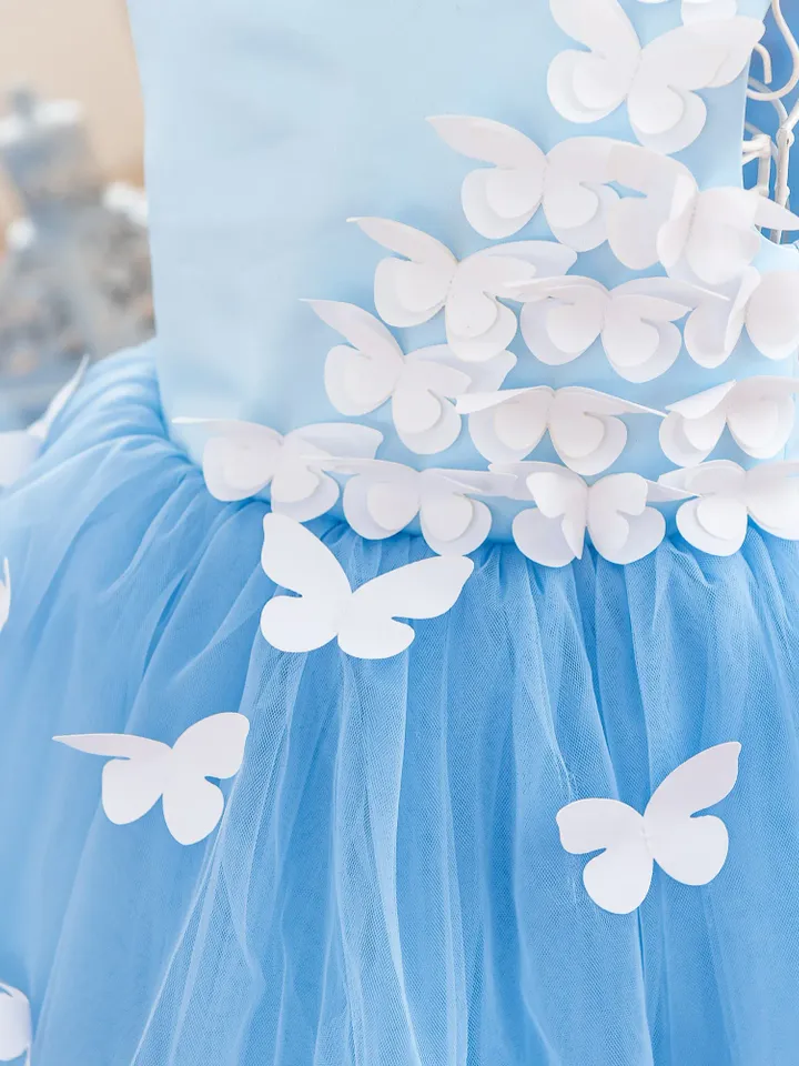 Butterfly Dress Toddler, Baby Girl Dress, 1st Communion Dress, Flower Girl Dress, Fairy Princess Dress, Tutu For Girls, Baby Kids Dress