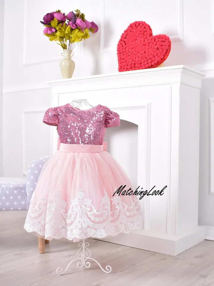Birthday Dress 1 Year Old, Baby Tutu Dress, Princess Dress, Flower Girl Dress, Sequin Dress, Girl Formal Dress, Toddler Gown Dress, Elegant