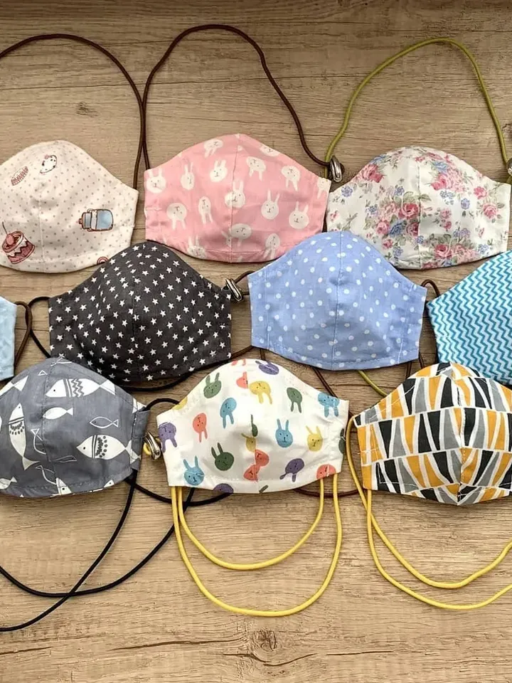 Bundle of Washable Face Masks over the head, Adjustable Reusable Face Masks, Printed Face Mask, masks for child and Adults