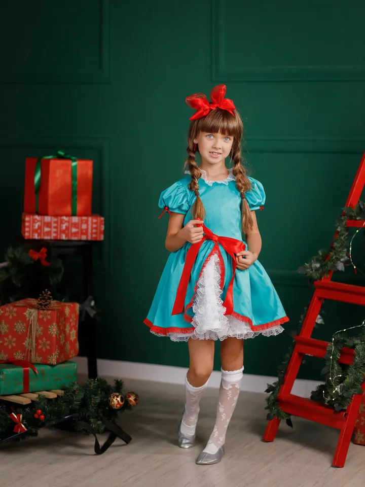 Girl Tutu Dress, Green Holiday Dress, Special Occasion Dress, Girl Princess Dress, Photoshoot Dress, Formal Dress, Toddler Tutu Dress