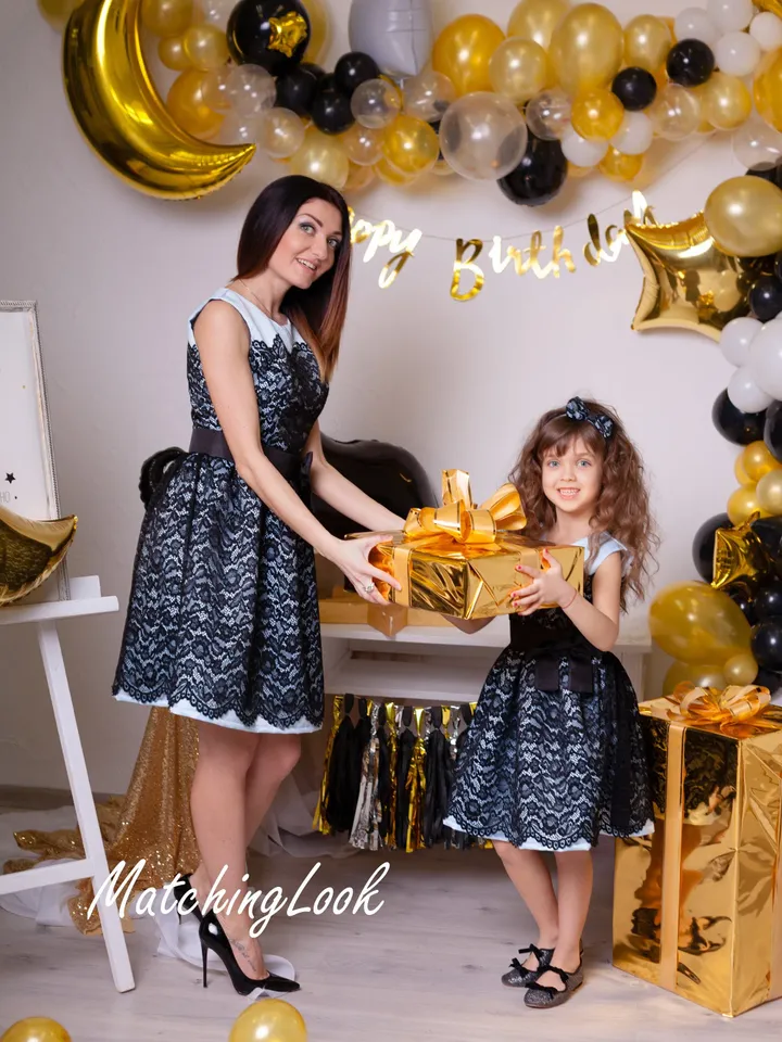 Lace Tutu Dress, Mommy and Me Dress, Formal Dress, Matching Mother and Daughter Dress, Photoshoot Dress, Girl Party Dress, Elegant Dress