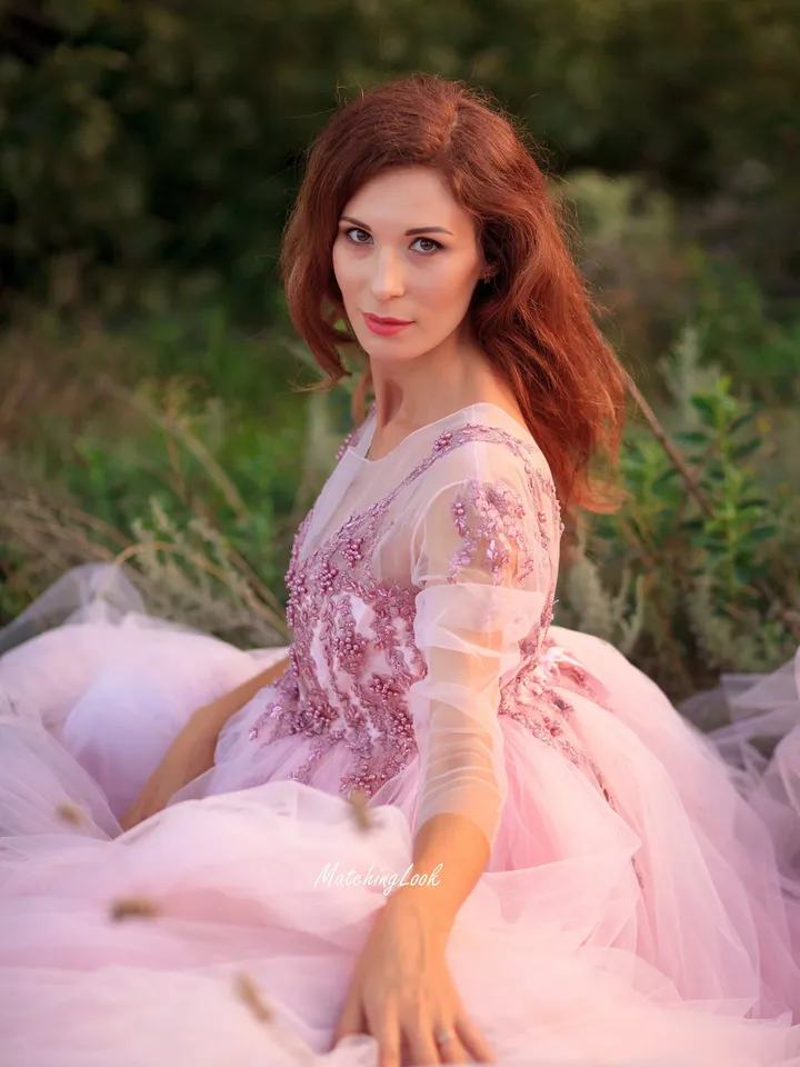 Maternity Dress for Photoshoot, Pink Tulle Dress, Tulle Maternity Gown, Baby Shower Dress, Dress With Train, Formal Gown, Elegant Dress