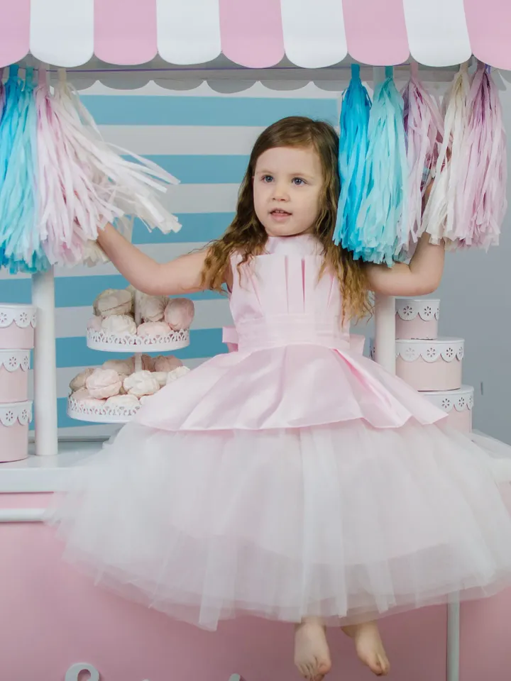 Pink Tutu Dress, Mother Daughter Matching Dress, Photoshoot Dress, Girl Princess Dress, Mommy and Me Outfit, Special Occasion Dress