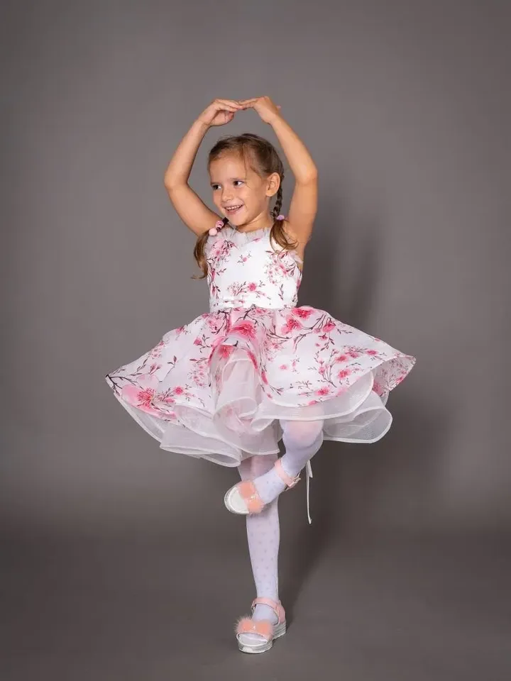 Flower Tulle Dress, Tutu Toddler Dress, Short Princess Dress, Flower Girl Dress, First Birthday Outfit, Pageant Dress, Puffy Party Dress