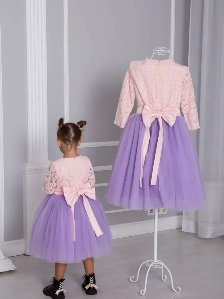 Mommy And Me Dresses, Mother Daughter Matching Dress, Lavender Tulle Dress, Unicorn Birthday Dress, Girl Tutu Dress, Photo Shoot Dress