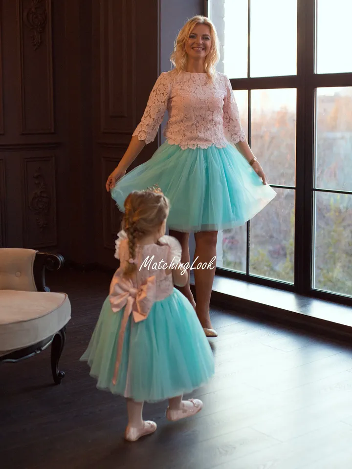 Mommy And Me Dress, Matching Mother Daughter Dress, Matching Girl Dress, Matching Tutu Dress, Matching Tulle Dress, Matching Wedding Guest