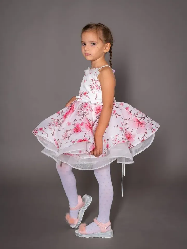 Flower Tulle Dress, Tutu Toddler Dress, Short Princess Dress, Flower Girl Dress, First Birthday Outfit, Pageant Dress, Puffy Party Dress