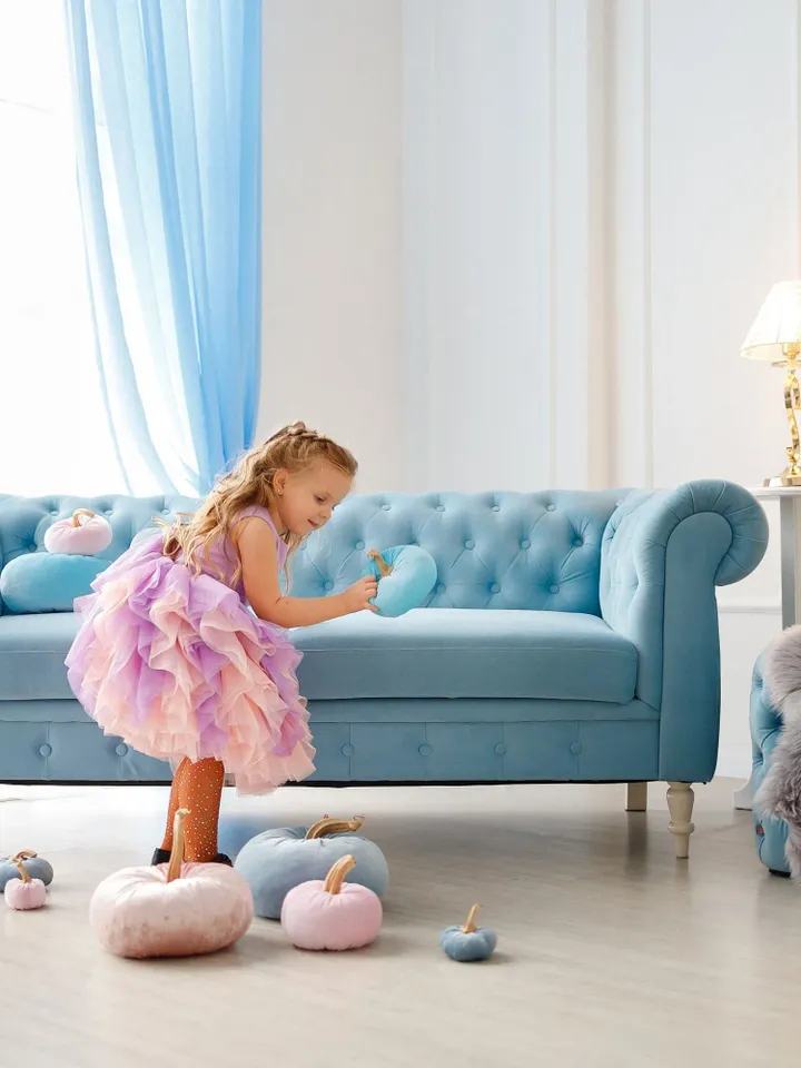 Baby Girl Tutu Dress, Lavender And Peach Dress, Birthday Party Outfit, Tulle Dress, Girl Photoshoot Dress, Toddler Dress, Cupcake Dress