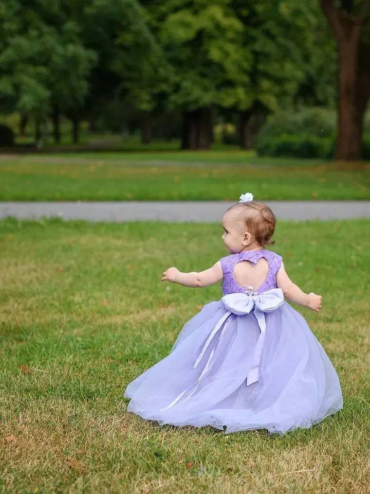 Mother Daughter Matching Dresses, Purple Tutu Dress, Fall Lace Dress, Mommy and Me Outfit, Princess Dress, 1st Birthday Dress, Elegant Dress