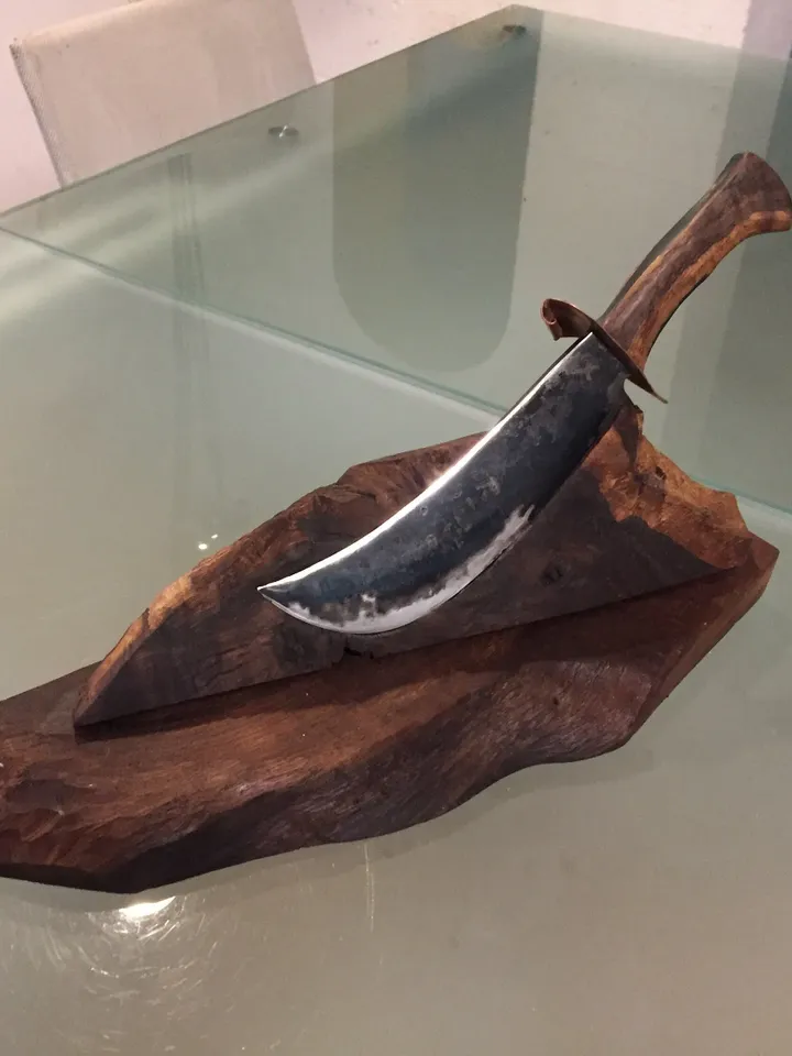 Pirate-inspired hand-forged Custom Knife, custom custom knife to your idea