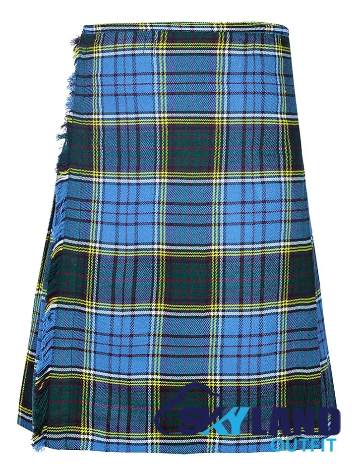 Scottish Anderson Tartan 8 Yard Kilt for Men Traditional Tartan Kilts