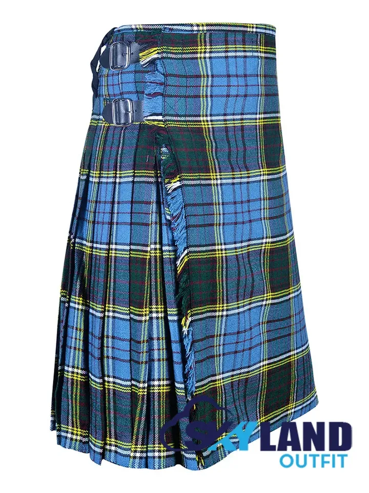 Scottish Anderson Tartan 8 Yard Kilt for Men Traditional Tartan Kilts