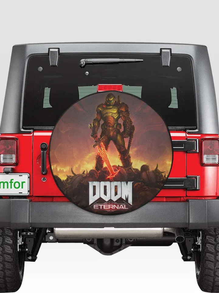 DOOM Eternal Spare Tire Cover