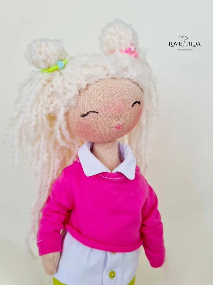 Handmade doll, Interior doll, Tilda Doll, Interior Decor Doll, Fabric Doll, Textile Rag Doll, Child Room, Decor doll