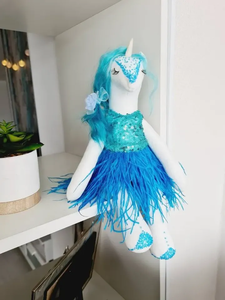 Unicorn, unicorn toy, unicorn toy doll, unicorn interior doll, gift for birthday, rag toy