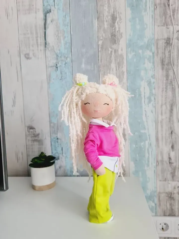 Handmade doll, Interior doll, Tilda Doll, Interior Decor Doll, Fabric Doll, Textile Rag Doll, Child Room, Decor doll