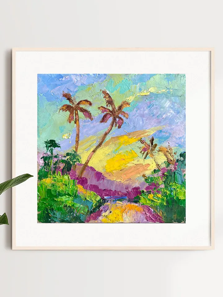 Landscape Original Oil Painting Hawaii Kauai painting