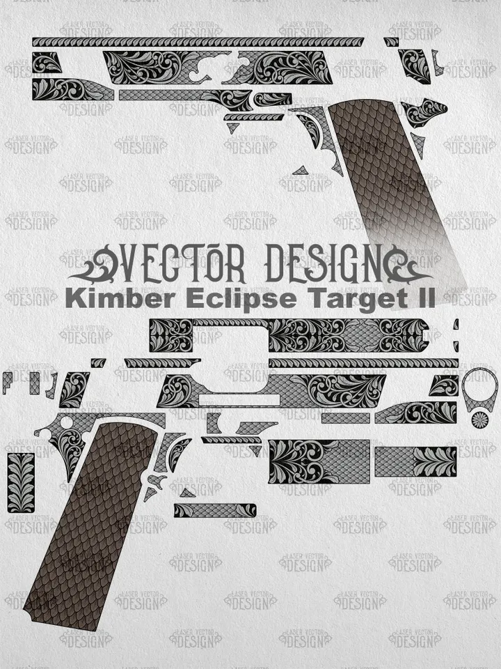VECTOR DESIGN Kimber Eclipse Target ll Scrolls and scale
