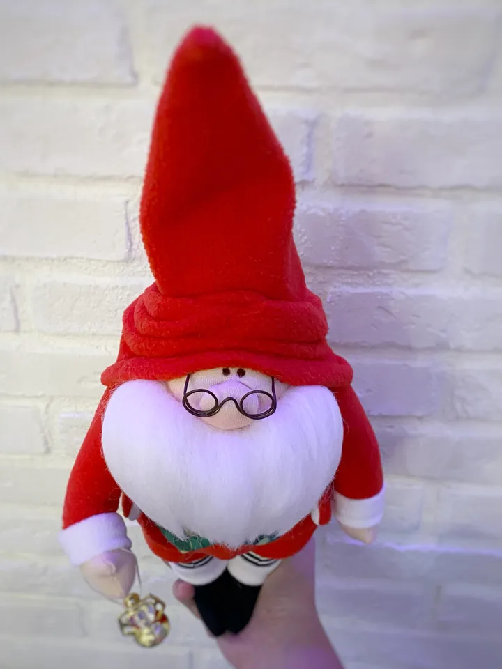 Christmas Gnome pattern, Holiday gnome pattern PDF, DIY gnome tutorial