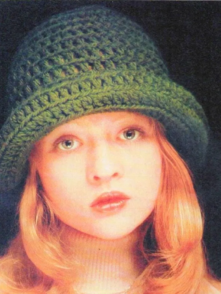 Hat crochet easy simple pattern women ladies chunky bulky yarn pdf instant download