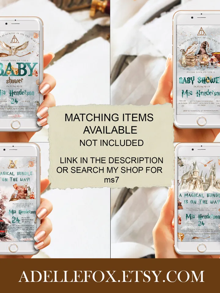 Winter Wizarding World Due Date Calendar Game Baby's Birth Date Game; Magic School Baby Shower; Guess the Due Date Calendar printable; ms7