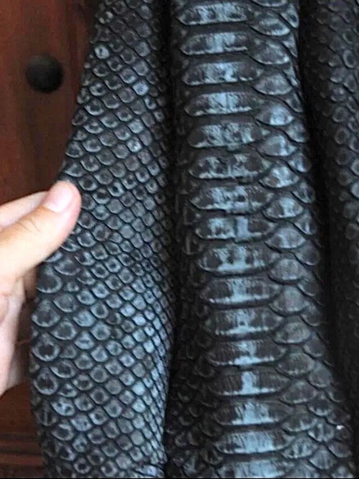 Big Soft Hobo Classy Sport Woman Bag | Purse Genuine Python Skin | Python Skin Products | Gray Big Elegant Leather Designer Soft Bag Snake