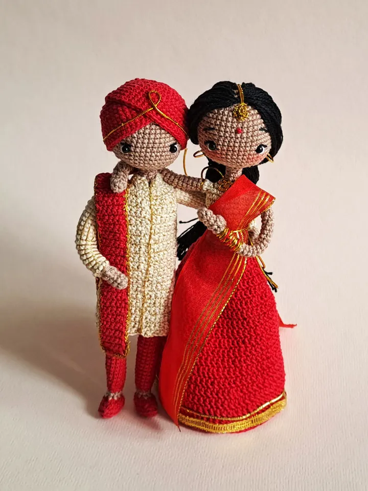 2 Pattern Indian dolls, crochet indian dolls