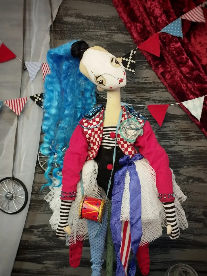 Art clown doll