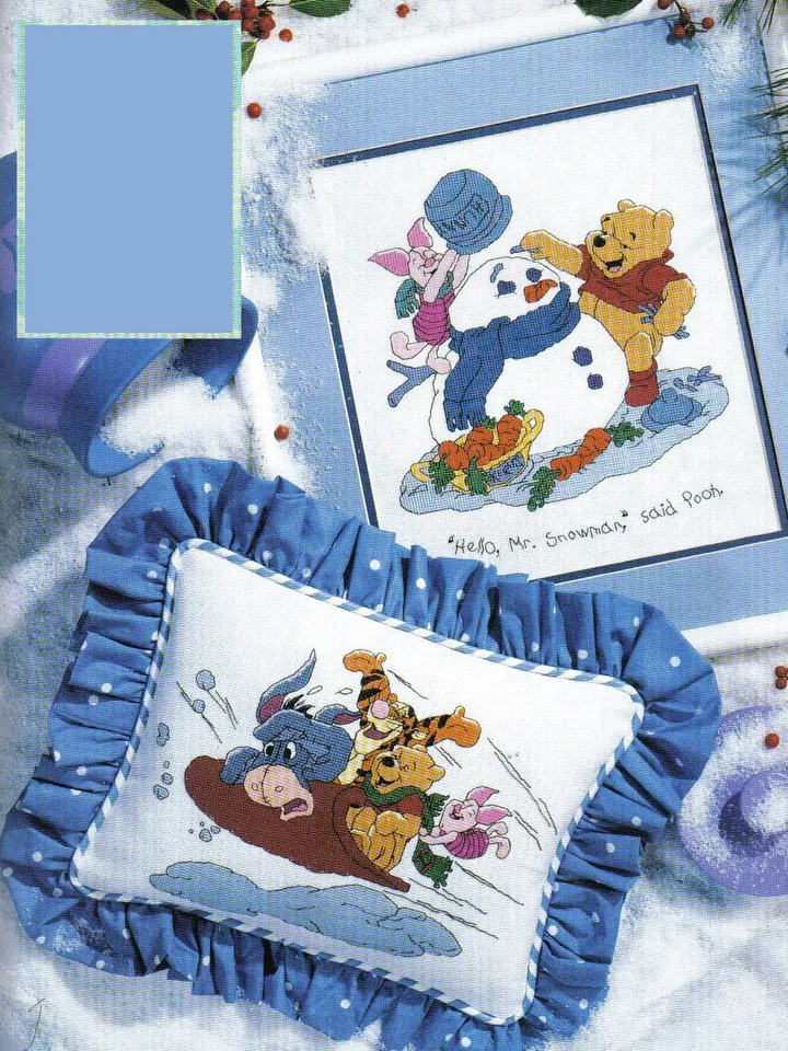 Winnie Pooh and Friends Cross Stitch Pattern Digital Download PDF