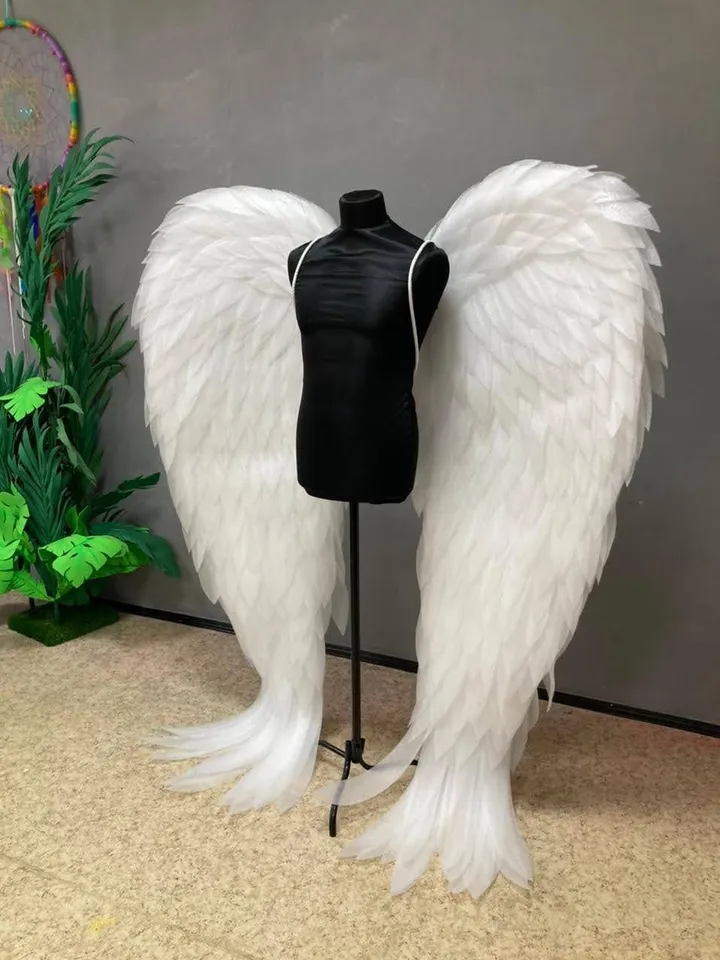 angel wings, white angel wings, wings costume, wings for christmas, wings for halloween, wings cosplay,wings for wedding, props, photo props