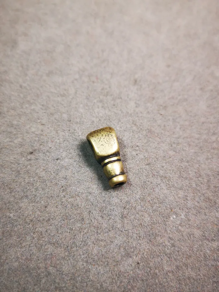 Gandhanra Tibetan Guru Bead,Mini Size T-drilled 3-Hole Prayer Bead,Mala Bead,Connector Bead for Buddhist Bead Accessories