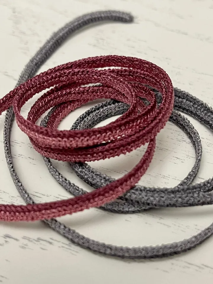 Machine embroidery design Cord embroidered on a water-soluble stabilizer Machine embroidery pattern