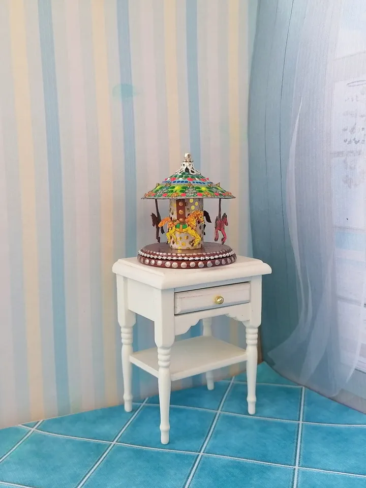 Dollhouse carousel for creating the interior of a dollhouse in scale 1:12. Dollhouse miniature. Handmade.