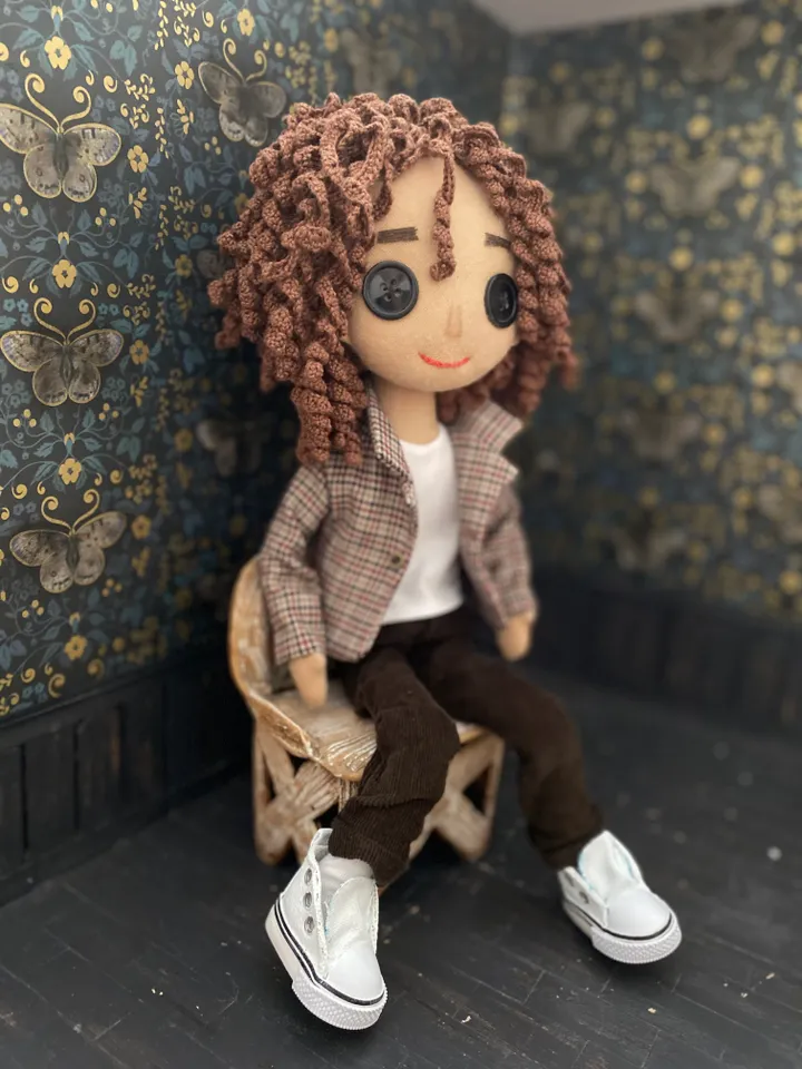 Wybie Lovat Doll. Rag doll Handmade  .