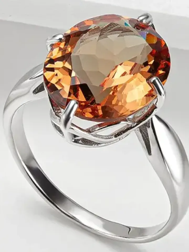 Silver ring 925 with sultanite