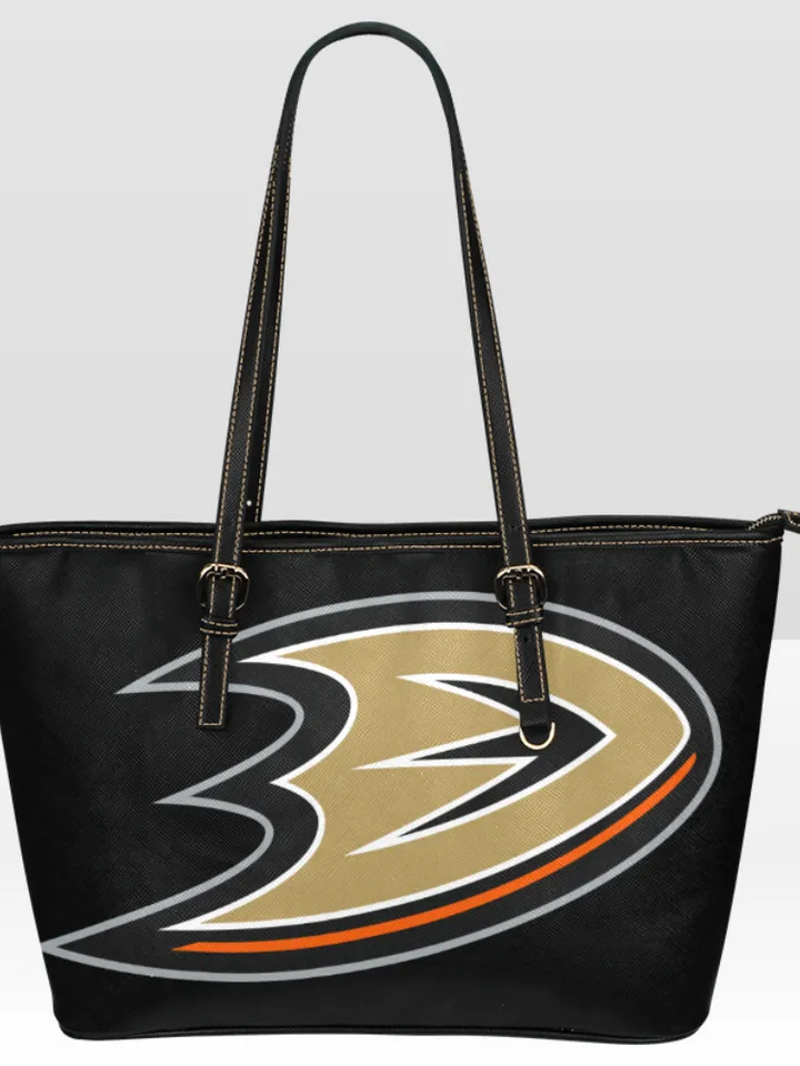 Anaheim Ducks Leather Tote Bag