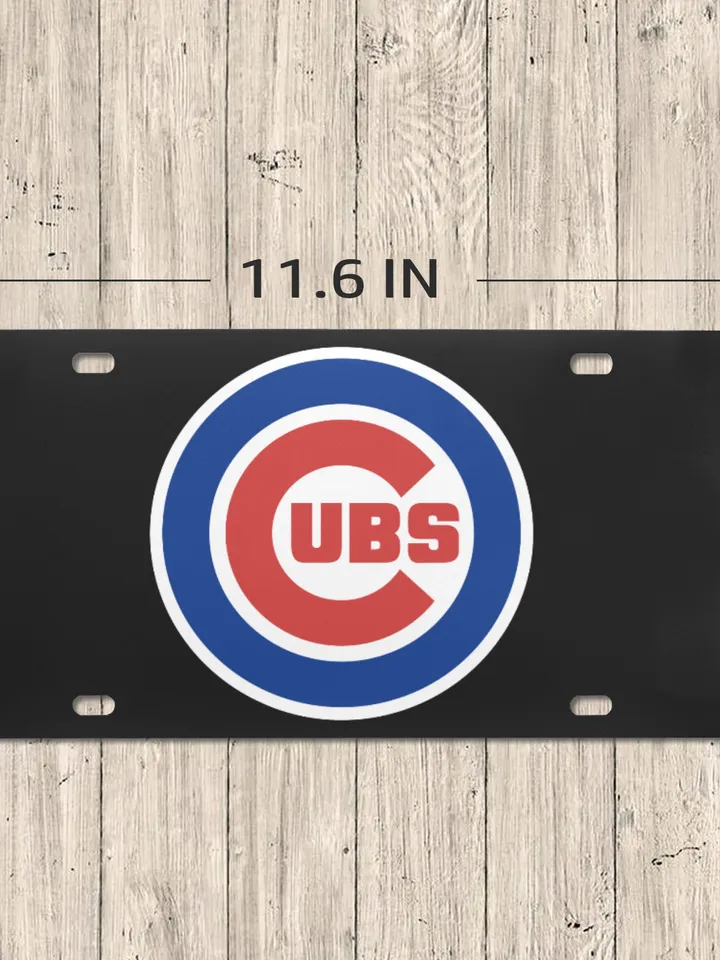 Chicago Cubs License Plate